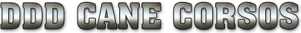 DDD Cane Corsos Logo